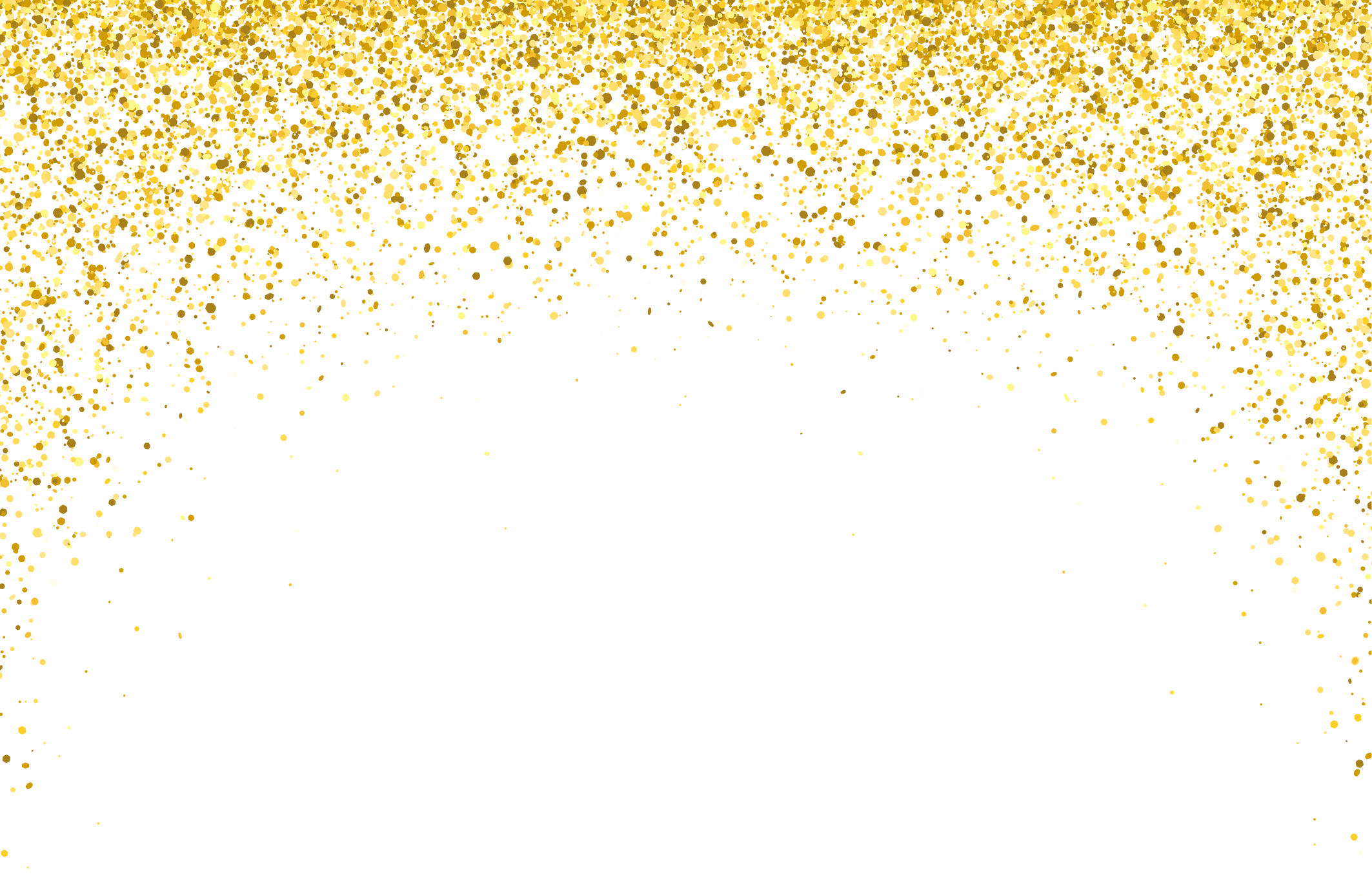 Gold Glitter Border Background